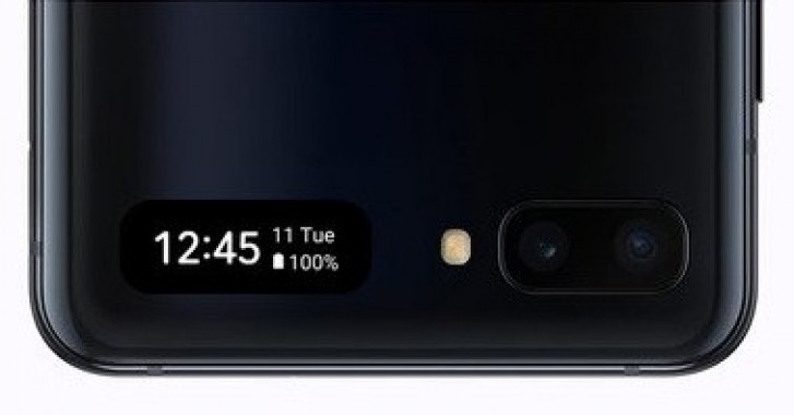z flip front screen